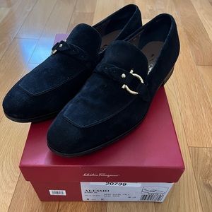 SOLD - Salvatore Ferragamo, Alessio Suede Loafer Men’s
